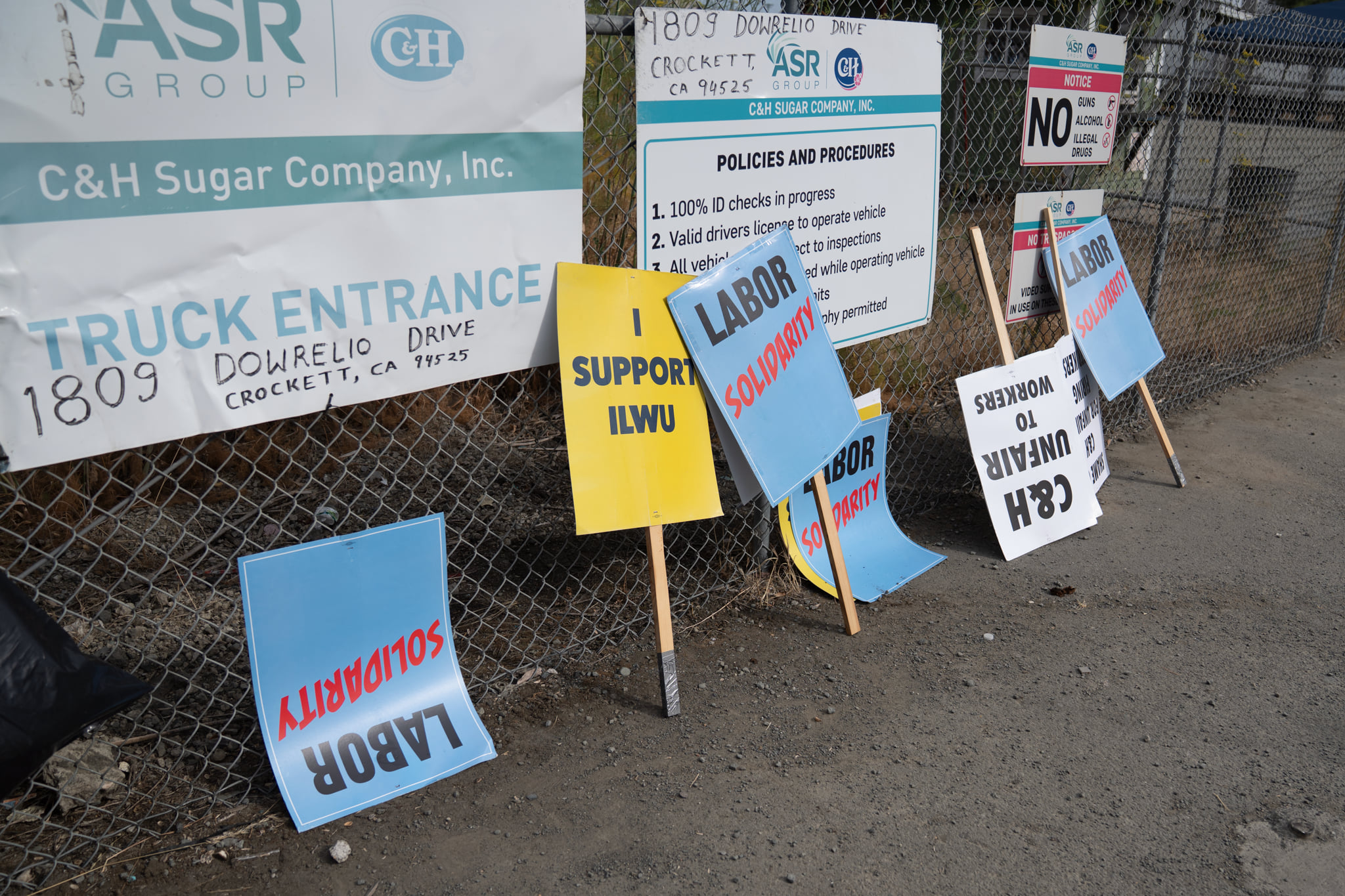 Abandonded signs.